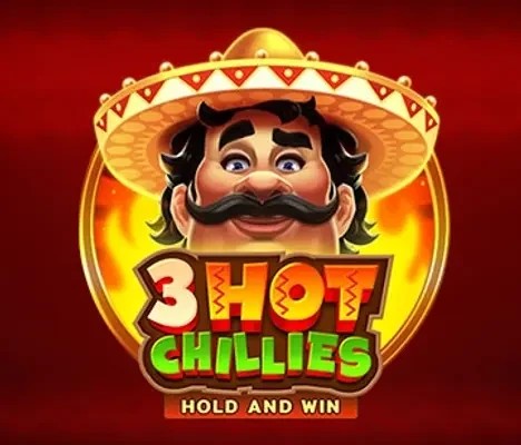 Slots logo of 3 Hot Chillies from 3 Oaks Gaming at SG Casino