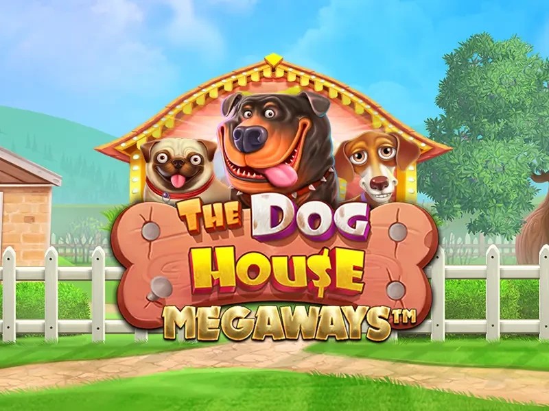 The Dog House Megaways logo by Pragmatic Play at SG Casino